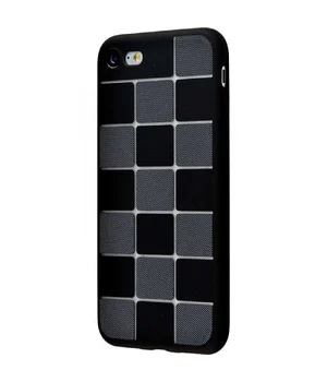 Силиконовый чехол "Squares" черный для iPhone 7/8