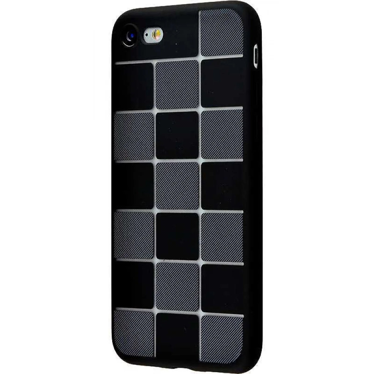 Силіконовий чохол "Squares" чорний для iPhone 7/8