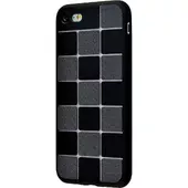 Силиконовый чехол "Squares" черный для iPhone 7/8