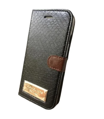 Шкіряний чохол-книжка "MK" чорний для iPhone 6 Plus/6S Plus