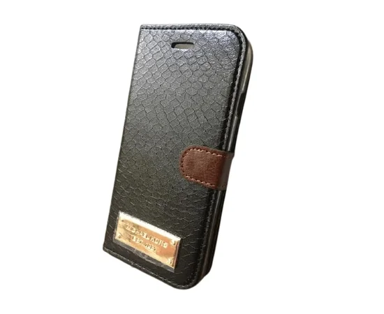 Кожаный чехол-книжка "Michael Kors" черный для iPhone 6 Plus/6S Plus