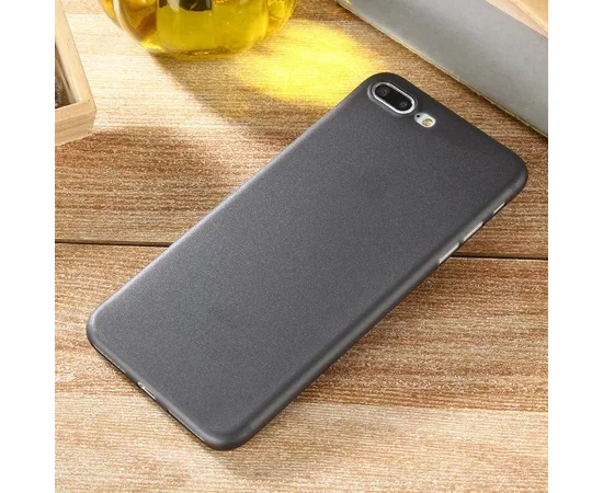 Ультратонкий пластиковий чохол "Ultrathin 0.3mm" чорний для iPhone 7 Plus / 8 Plus
