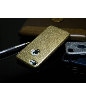 Силиконовый матовый чехол "Змея" золотой для iPhone 7/8