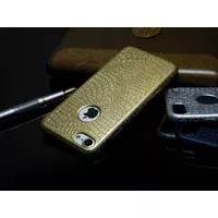 Силіконовий матовий чохол "Змія" золотий для iPhone 7/8