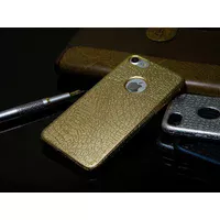 Силіконовий матовий чохол "Змія" золотий для iPhone 7/8