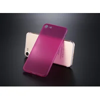Ультратонкий пластиковый чехол "Ultrathin 0.3mm" розовый для iPhone 7/8