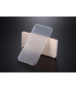 Ультратонкий пластиковый чехол "Ultrathin 0.3mm" белый для iPhone 7/8