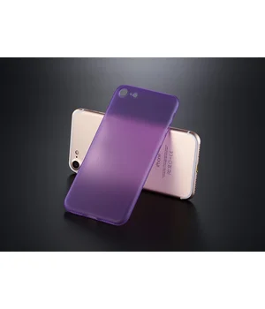 Ультратонкий пластиковый чехол "Ultrathin 0.3mm" фиолетовый для iPhone 7/8