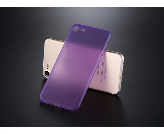 Ультратонкий пластиковий чохол "Ultrathin 0.3mm" фіолетовий для iPhone 7/8