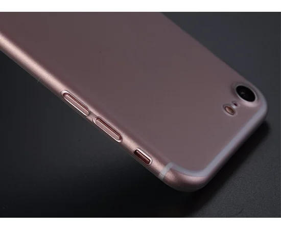 Ультратонкий пластиковый чехол "Ultrathin 0.3mm" серый для iPhone 7/8