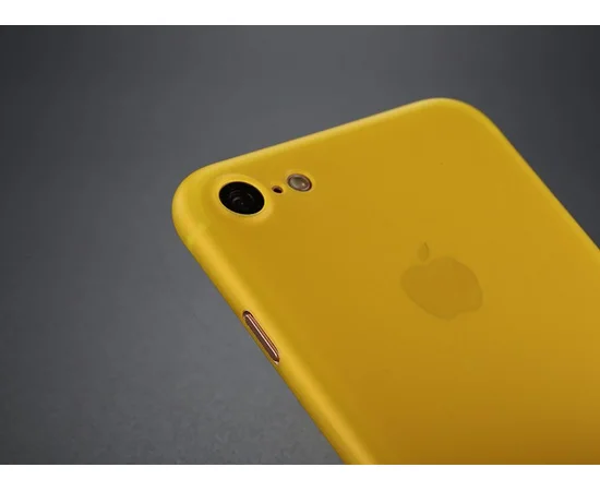 Ультратонкий пластиковий чохол "Ultrathin 0.3mm" жовтий для iPhone 7/8