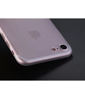 Ультратонкий пластиковый чехол "Ultrathin 0.3mm" белый для iPhone 7/8