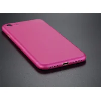 Ультратонкий пластиковый чехол "Ultrathin 0.3mm" розовый для iPhone 7/8