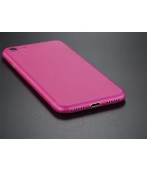 Ультратонкий пластиковый чехол "Ultrathin 0.3mm" розовый для iPhone 7/8
