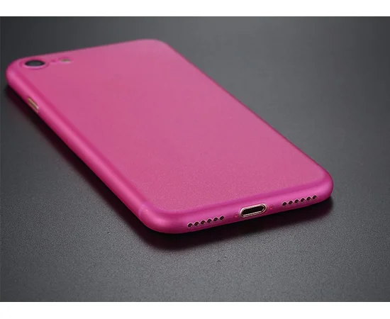 Ультратонкий пластиковий чохол "Ultrathin 0.3mm" рожевий для iPhone 7/8
