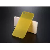 Ультратонкий пластиковый чехол "Ultrathin 0.3mm" желтый для iPhone 7/8