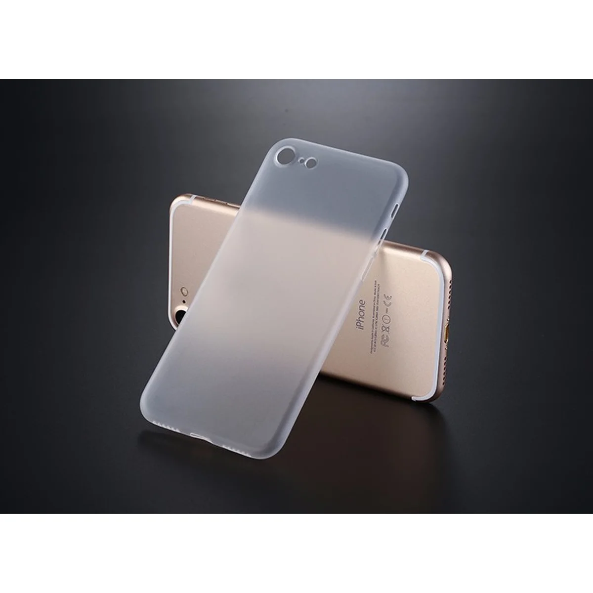 Ультратонкий пластиковий чохол "Ultrathin 0.3mm" білий для iPhone 7/8