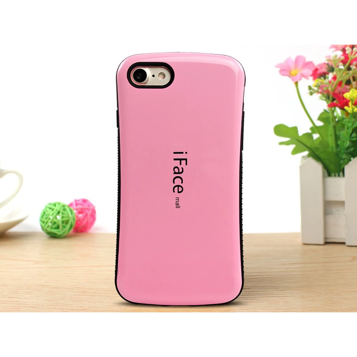Антиударный чехол "iFace" розовый для iPhone 7/8