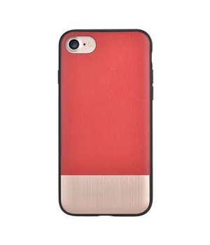 Шкіряний чохол "Devia" Commander червоний для iPhone 7/8
