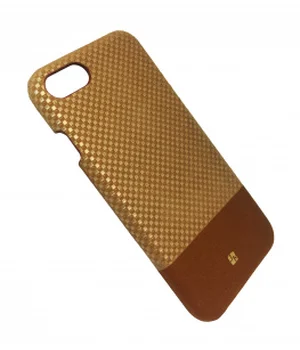 Чохол "JustMust" пластиковий для iPhone 7/8 Grid золотий