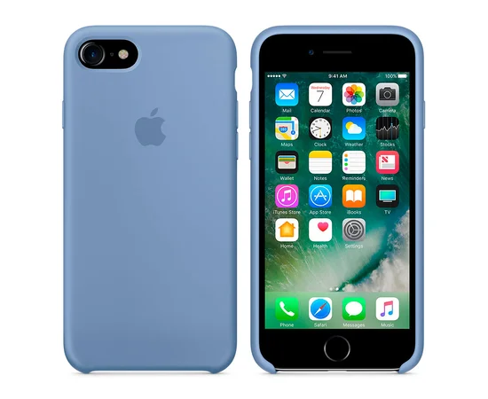 Чехол "Apple" Silicone Case для iPhone 7/8 Azure (HC)