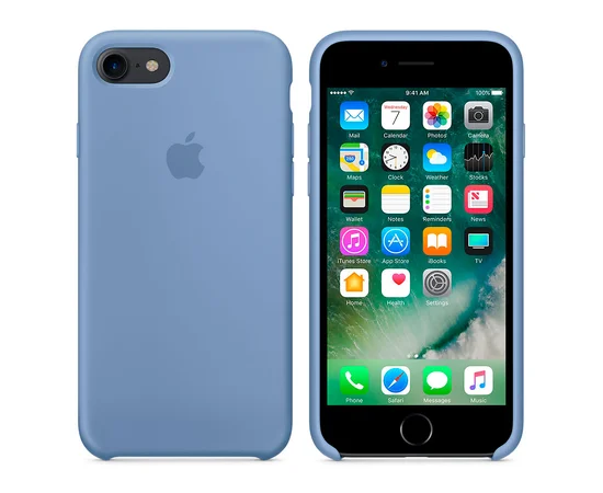 Чехол "Apple" Silicone Case для iPhone 7/8 Azure (HC)