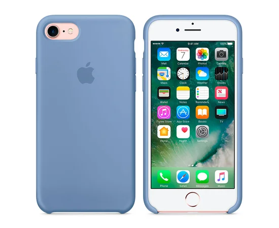 Чехол "Apple" Silicone Case для iPhone 7/8 Azure (HC)