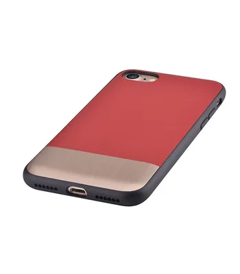 Шкіряний чохол "Devia" Commander червоний для iPhone 7/8