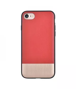 Кожаный чехол "Devia" Commander красный для iPhone 7/8