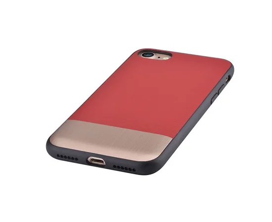 Шкіряний чохол "Devia" Commander червоний для iPhone 7/8