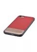 Шкіряний чохол "Devia" Commander червоний для iPhone 7/8