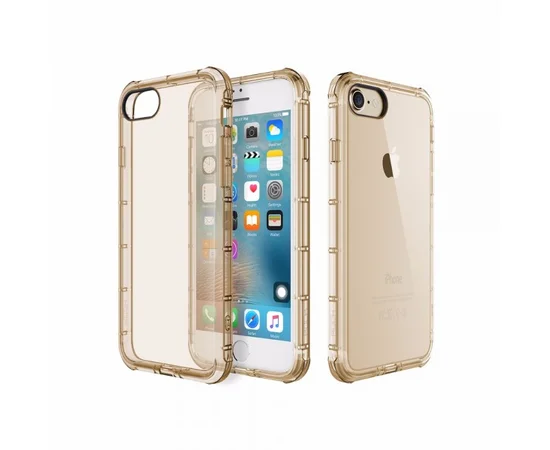 Чехол "Rock" силиконовый для iPhone 7/8 Fence Series Protection золотой