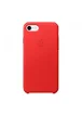 Кожаный чехол "Apple Leather Case" Red (HC) для iPhone 7/8