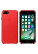 Кожаный чехол "Apple Leather Case" Red (HC) для iPhone 7/8