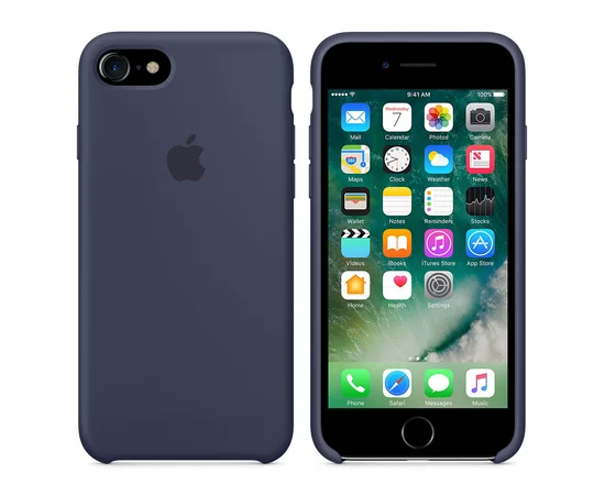 Чехол "Apple" Silicone Case для iPhone 7/8 Midnight Blue (HC)