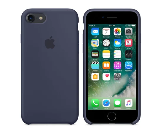 Чехол "Apple" Silicone Case для iPhone 7/8 Midnight Blue (HC)