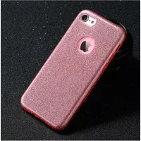 Чехол с блестками "Dazzling shine" силиконовый для iPhone 7/8 розовый