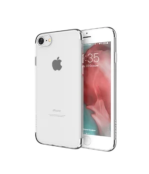 Силиконовый "Royal style" серебряный чехол для iPhone 7/8