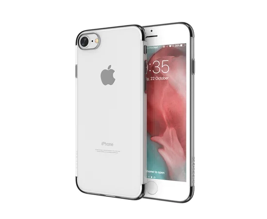 Силіконовий "Royal style" сірий чохол для iPhone 7/8