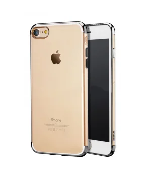 Силиконовый "Royal style" серый чехол для iPhone 7/8