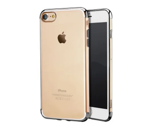 Силіконовий "Royal style" сірий чохол для iPhone 7/8