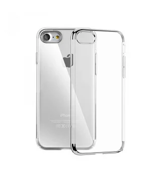 Силиконовый "Royal style" серебряный чехол для iPhone 7/8