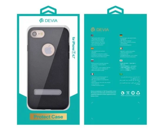 Чехол с подставкой "Devia" iStand синий для iPhone 7/8