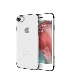 Силиконовый "Royal style" серый чехол для iPhone 7/8