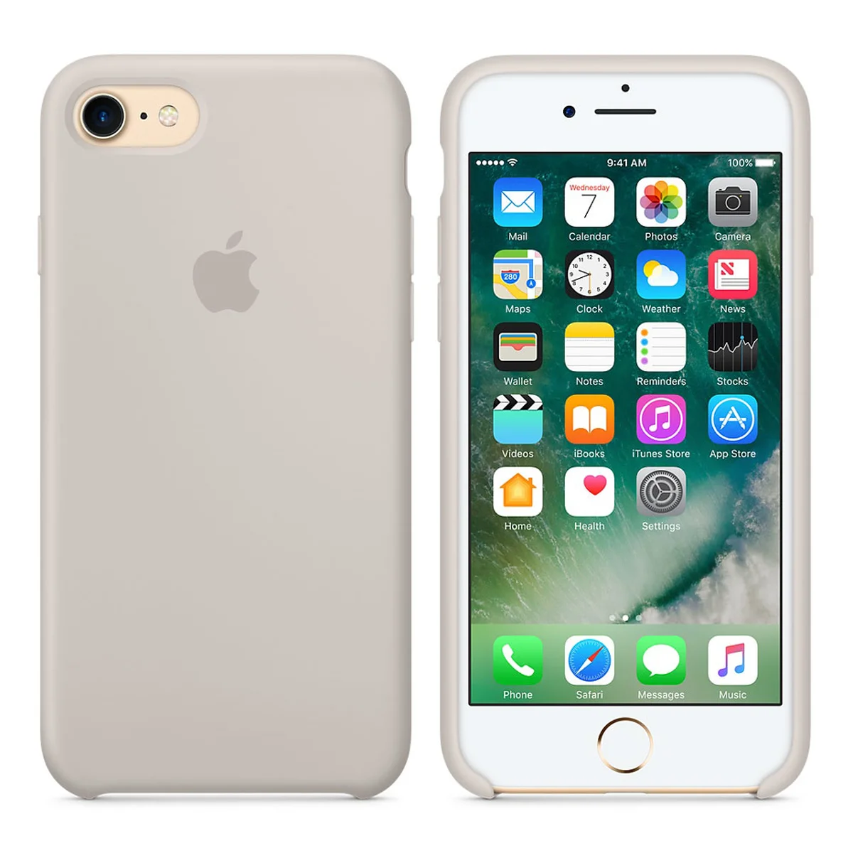 Чехол "Apple" Silicone Case для iPhone 7/8 Stone (HC)