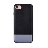 Кожаный чехол "Devia" Commander черный для iPhone 7/8