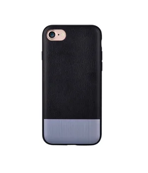 Шкіряний чохол "Devia" Commander чорний для iPhone 7/8