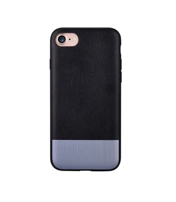 Шкіряний чохол "Devia" Commander чорний для iPhone 7/8