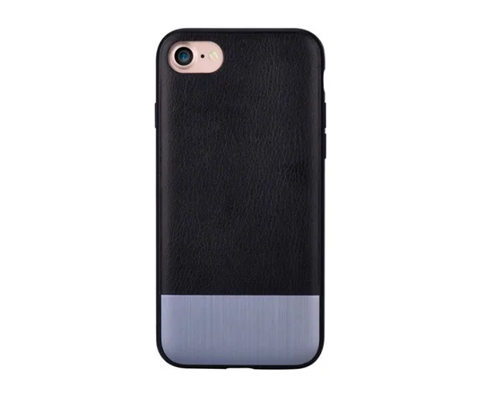 Кожаный чехол "Devia" Commander черный для iPhone 7/8