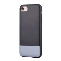 Кожаный чехол "Devia" Commander черный для iPhone 7/8